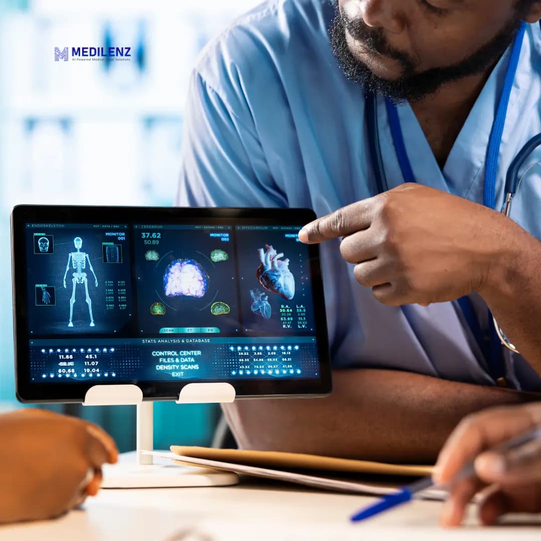 Attorney reviewing structured medical records and chronology for deposition preparation