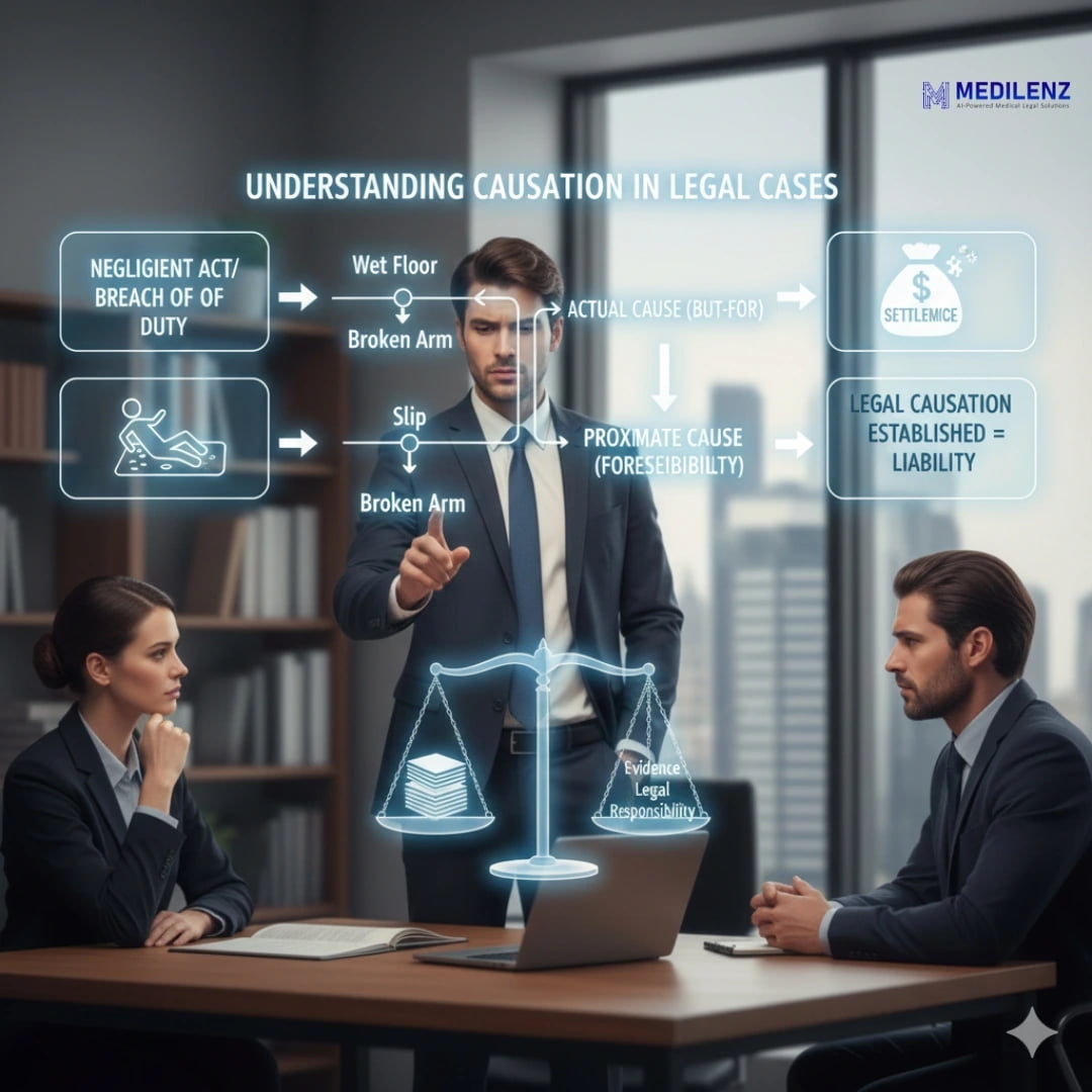 Medical evidence review supporting causation opinions