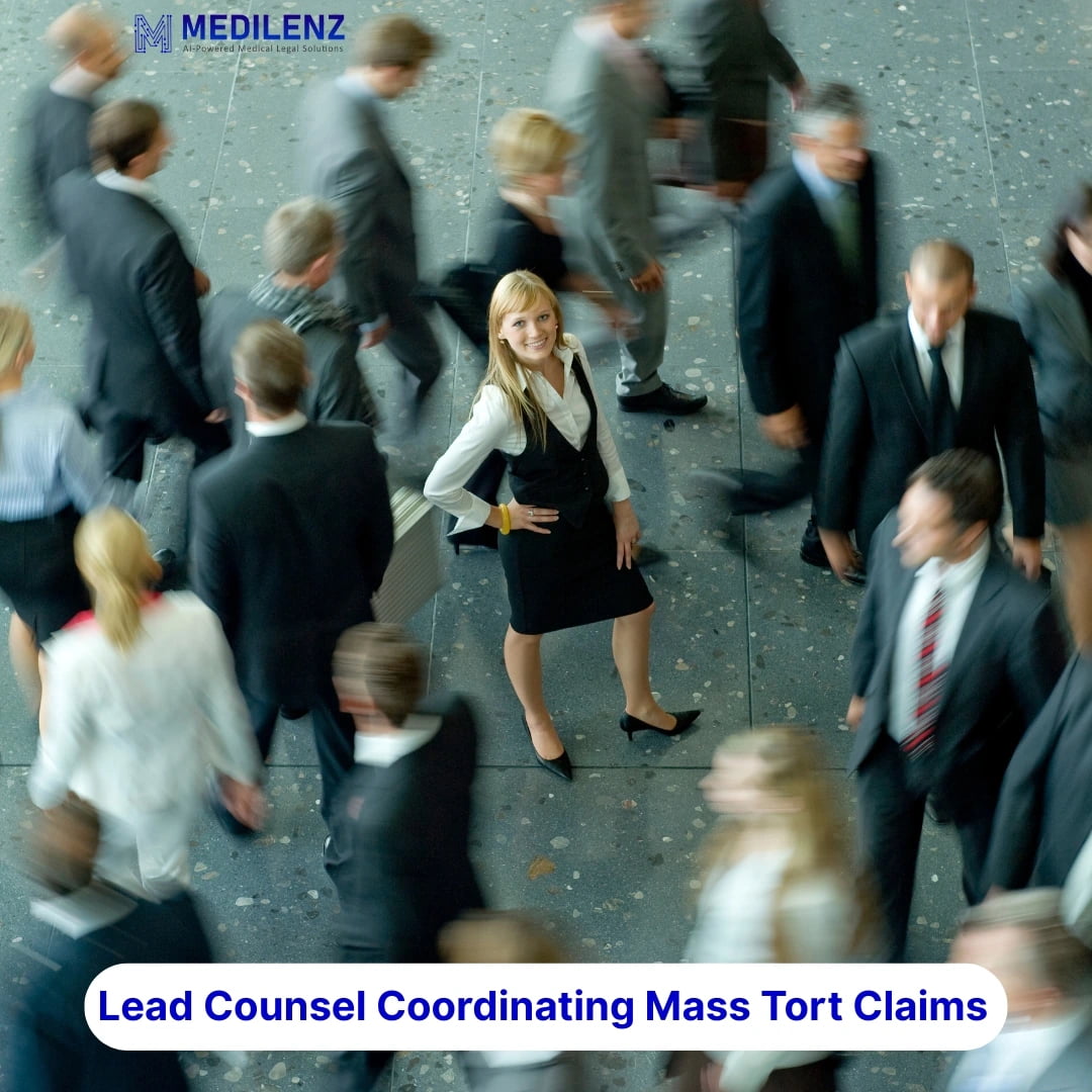 In-house legal team reviewing medical records for case preparation