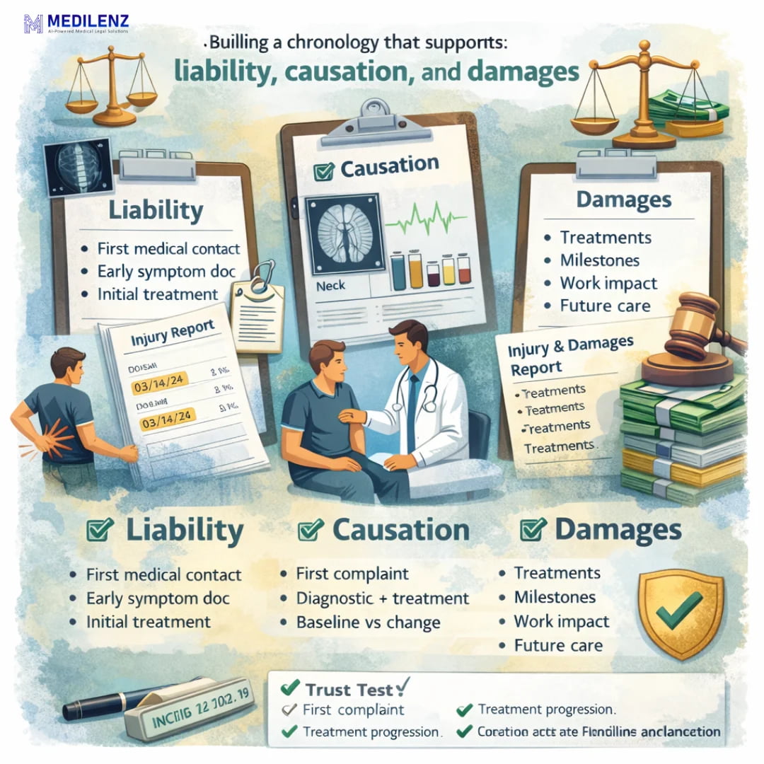 Attorney trust checklist for medical chronology quality