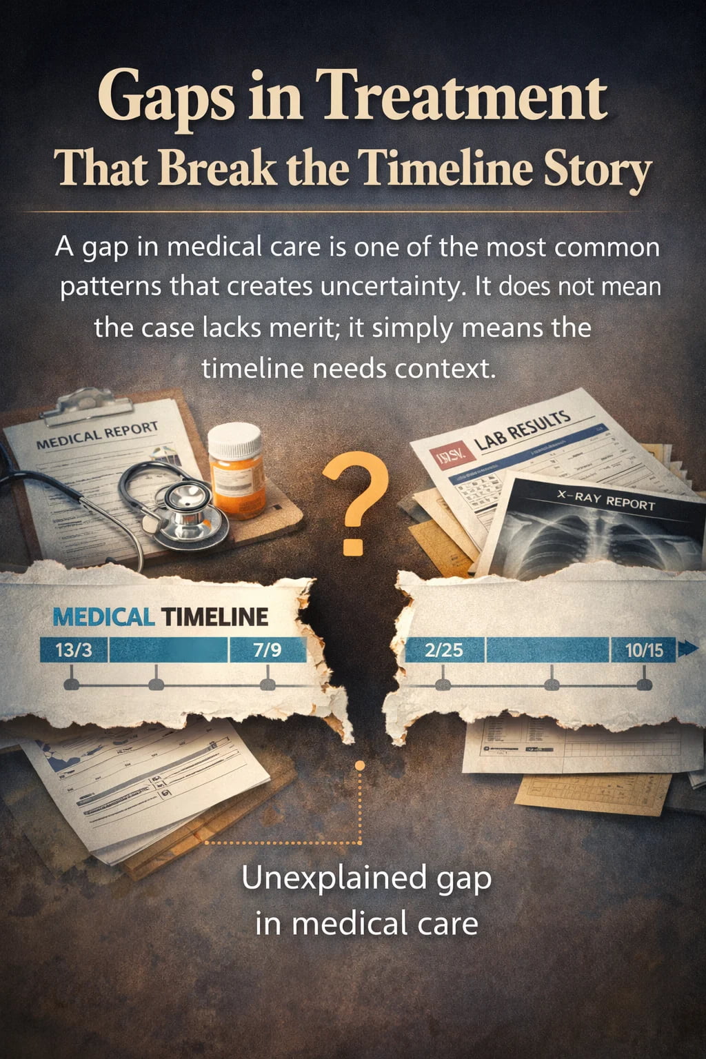 Timeline gaps in treatment records