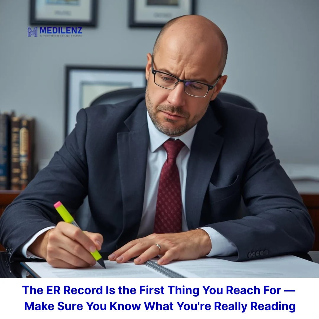 Emergency room red flags to look for in attorney review