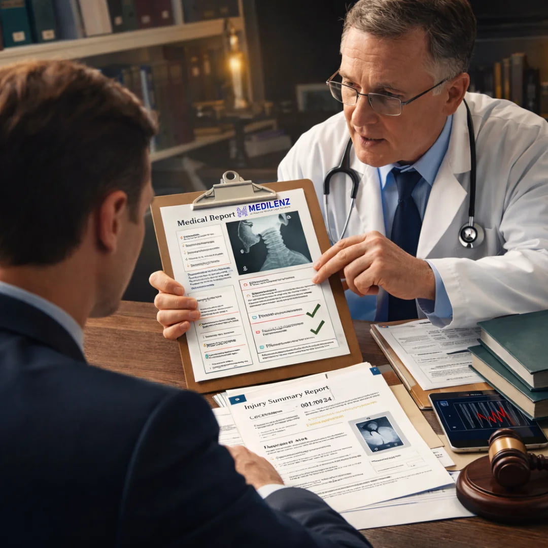 Expert medical opinion supporting deposition preparation