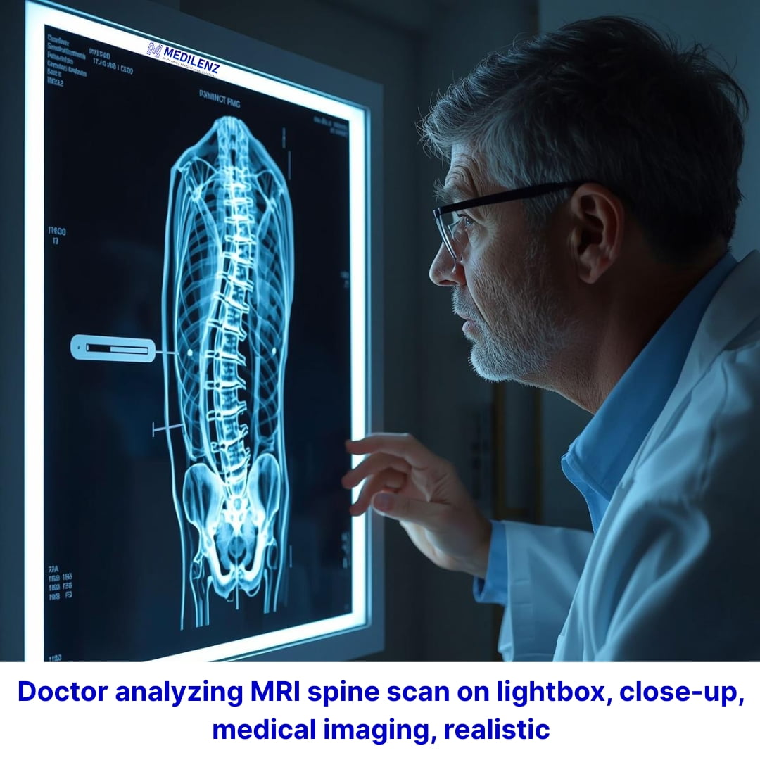 Radiology report sections highlighted for attorney review