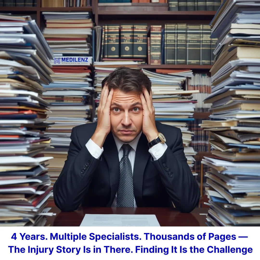 AI helps attorneys identify injury progression across thousands of medical pages