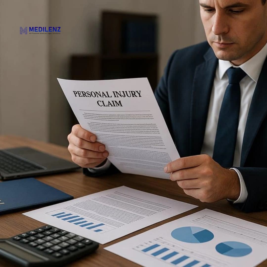Anatomy of a winning demand letter showing what insurance adjusters review in medical evidence and damages